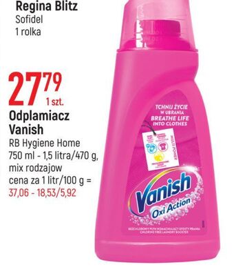 E.Leclerc Odplamiacz w proszku pink vanish oxi action oferta