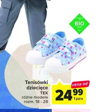 Carrefour Tenisówki dziewczęce oferta