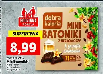 Lidl Mini batoniki z nerkowców a'la latte waniliowe oferta