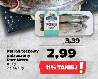 Netto Pstrąg tęczowy patroszony port netto oferta