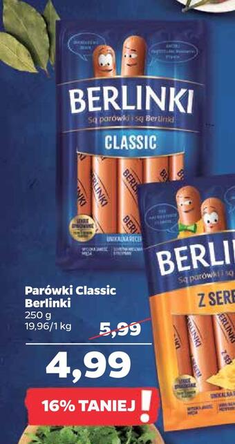 Netto Parówki classic berlinki oferta