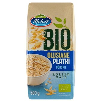 Melvit bio owsiane płatki górskie 500 g