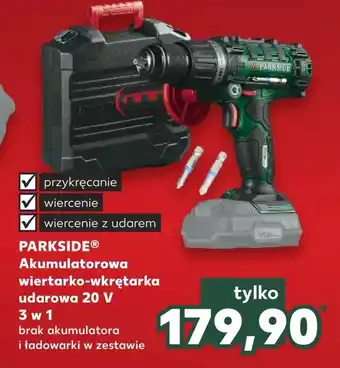 Kaufland Akumulatorowa wiertarko-wkrętarka parkside oferta