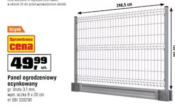 OBI Panel ogrodzeniowy oferta