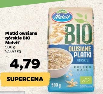 Netto Płatki owsiane górskie melvit oferta