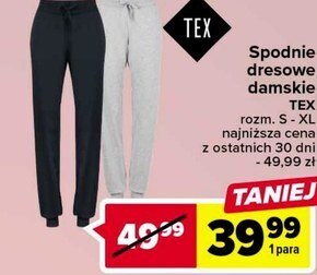 Carrefour Spodnie dresowe tex oferta