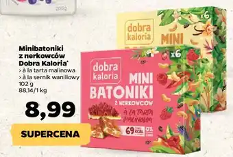 Netto Mini batoniki z nerkowców a'la tarta malinowa dobra kaloria oferta