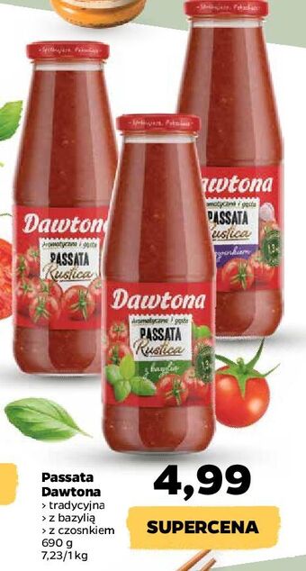 Netto Passata z czosnkiem dawtona oferta