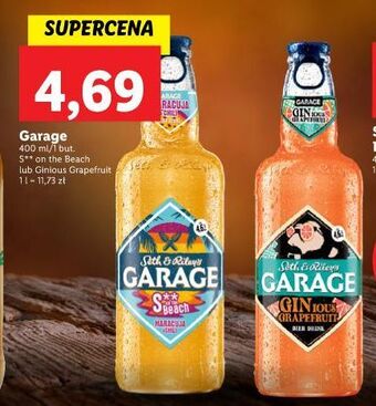 Lidl Piwo garage ginious grapefruit oferta