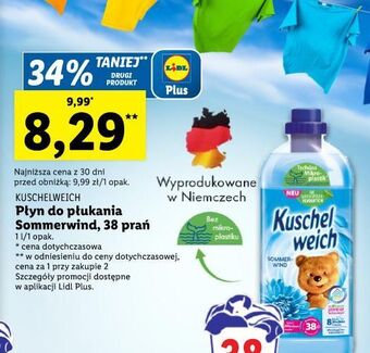 Lidl Płyn do płukania sommerwind kuschelweich oferta