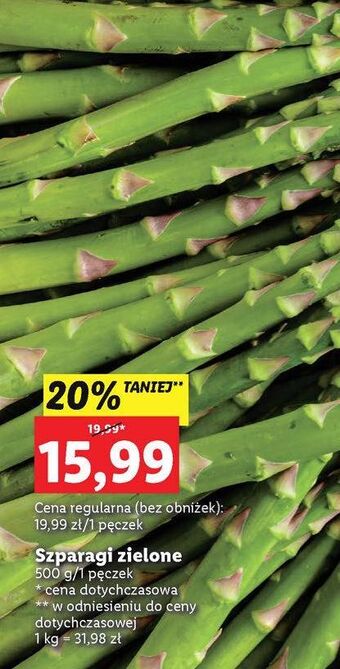 Lidl Szparagi zielone oferta