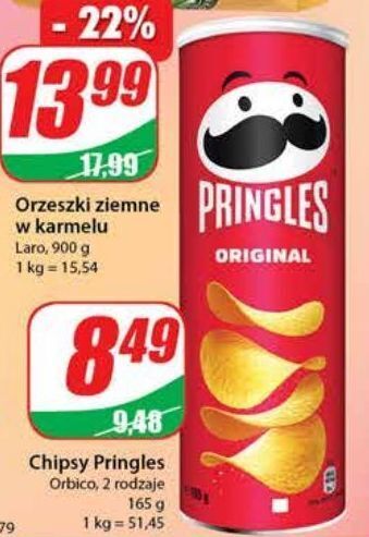 Dino Chipsy original pringles oferta