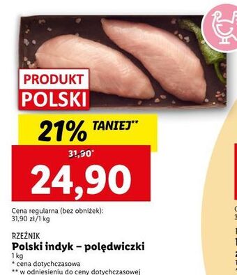 Lidl Polędwiczki z indyka rzeźnik codzienna dostawa oferta