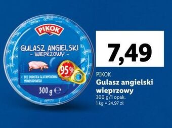 Lidl Gulasz angielski wieprzowy pikok oferta