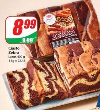Dino Ciasto zebra lazur oferta