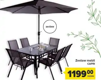 Carrefour Zestaw mebli ogrodowych capri oferta