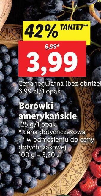 Lidl Borówka amerykańska oferta