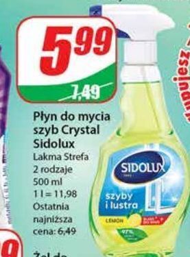 Dino Płyn do szyb lemon sidolux crystal oferta