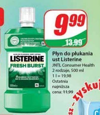 Dino Płyn do płukania ust listerine fresh burst oferta