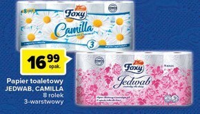 Carrefour Foxy jedwab papier toaletowy 8 rolek oferta
