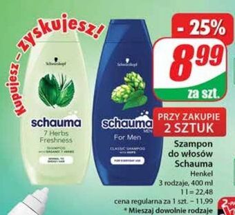 Dino Szampon do włosów ziołowy schauma 7 herbs oferta