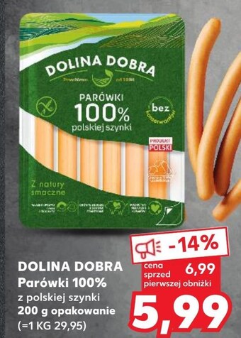 Kaufland Parówki dolina dobra oferta