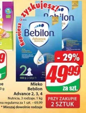 Dino Mleko 3 bebilon advance pronutra oferta