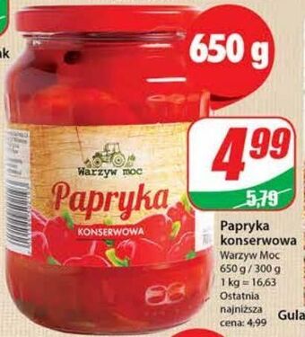 Dino Papryka konserwowa warzyw moc oferta