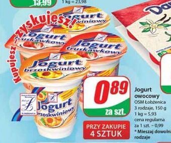 Dino Jogurt truskawka osm łobżenica oferta