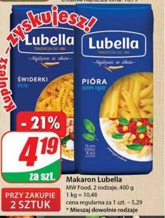Dino Makaron świderki lubella oferta