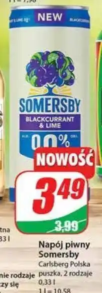 Dino Piwo somersby blackcurrant & lime oferta