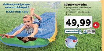 Lidl Ślizgawka wodna playtive oferta