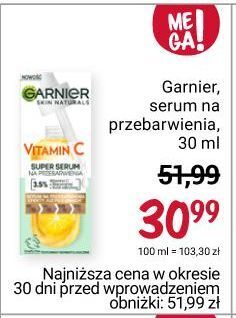 Rossmann Serum na przebarwienia garnier vitamin c oferta