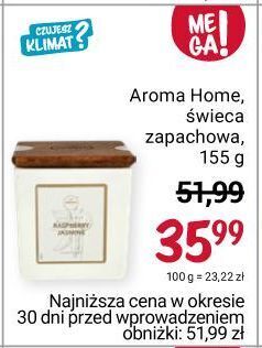 Rossmann Świeca zapachowa aroma home oferta