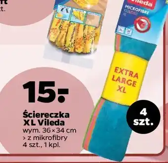 Netto Ściereczki z mikrofibrą xl vileda oferta