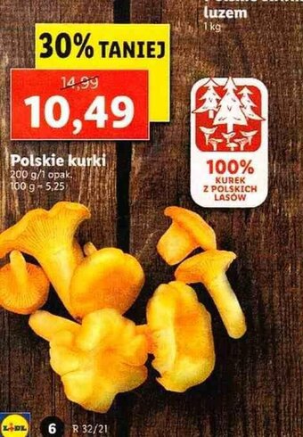 Lidl Polskie kurki 200g oferta