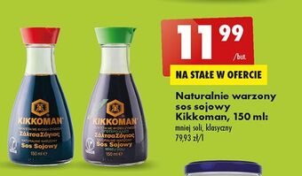 Biedronka Sos sojowy less salt kikkoman oferta