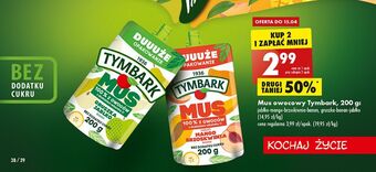 Biedronka Mus jabłko-mango-brzoskwinia-banan tymbark oferta