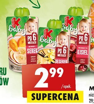 Biedronka Deserek waniliowy kubuś baby oferta