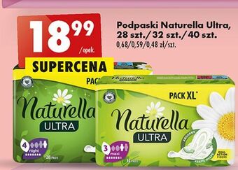 Biedronka Podpaski higieniczne normal naturella ultra oferta