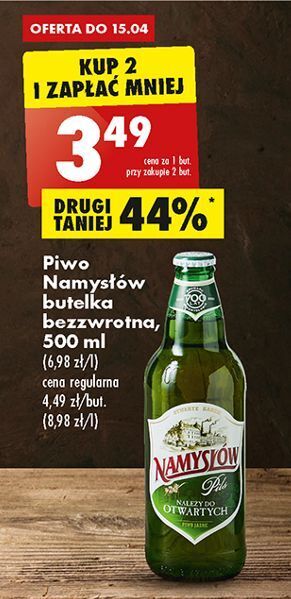 Biedronka Piwo namysłów pils oferta