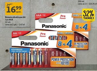 Auchan Baterie pro power aaa panasonic oferta