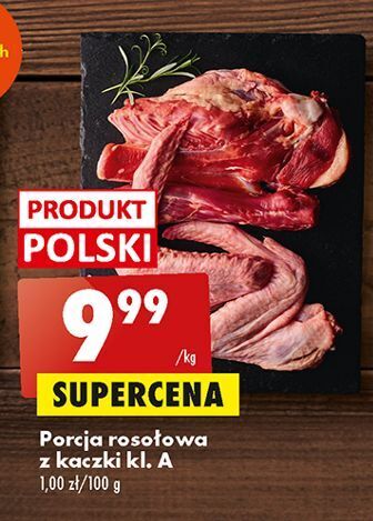 Biedronka Porcja rosołowa z kaczki oferta