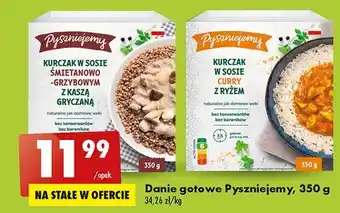 Biedronka Kurczak w sosie curry z ryżem pyszniejemy oferta