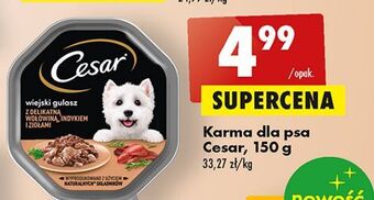 Biedronka Karma dla psa wiejski gulasz z delikatną wołowiną indykiem i ziołami cesar (karma) oferta