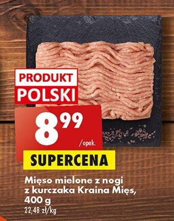Biedronka Mięso mielone z nogi kurczaka kraina mięs oferta