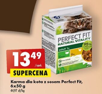 Biedronka Karma dla kota kaczka i kurczak perfect fit natural vitality oferta