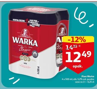 Auchan Piwo warka oferta
