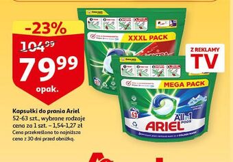 Auchan Kapsułki do prania +extra clean ariel all in 1 oferta