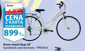 Auchan Rower miejski ryga 28 oferta